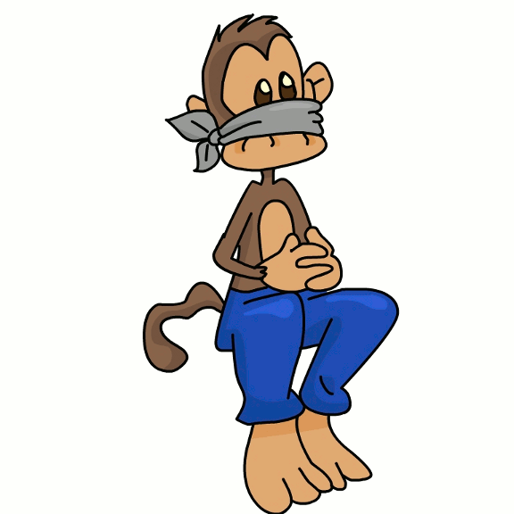 This Monkey Wants To Be Drawn With Not As Much Rope.