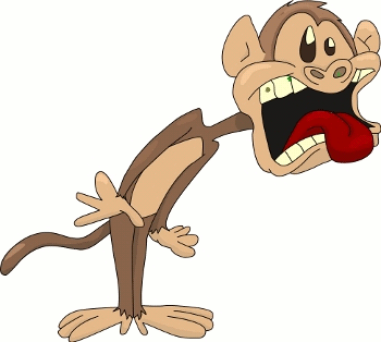 Cartoon Burping Monkey Cartoon Burping Monkey